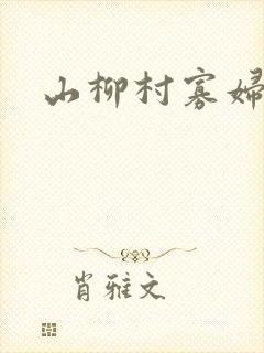 山柳村寡妇情史