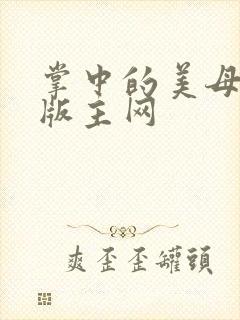 掌中的美母第一版主网