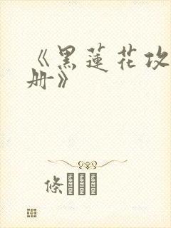 《黑莲花攻略手册》