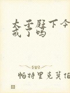 太子殿下今天破戒了吗