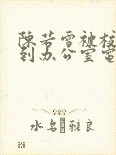 陈若雪被校长抱到办公室电影