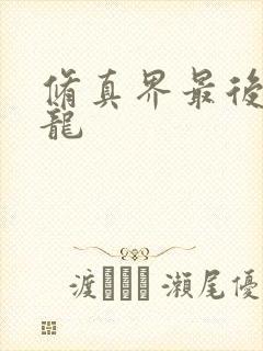 修真界最后一条龙
