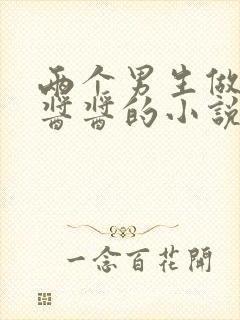 两个男生做酿酿酱酱的小说