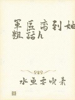 军区脔到她哭h粗话h