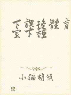 下课后体育器材室下种