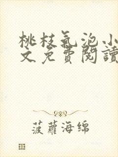 桃枝气泡小说全文免费阅读