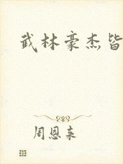 武林豪杰皆我奴