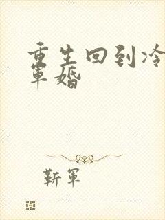 重生回到冷战前军婚