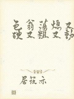 色翁荡熄又大又硬又粗又动态图