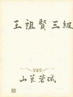 王祖贤三级
