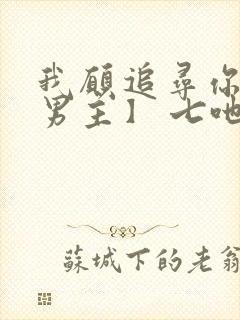 我愿追寻你【双男主】 七吔