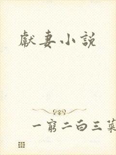 献妻小说