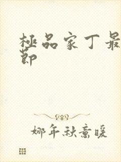 极品家丁最新章节