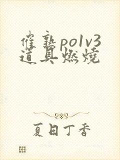 催熟po1v3道具燃烧