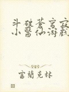 斗破苍穹寂寞的小医仙游戏世界