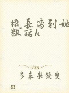 机长脔到她哭h粗话h