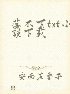 落不下txt小说下载