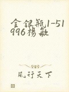 金银瓶1-51996杨敏