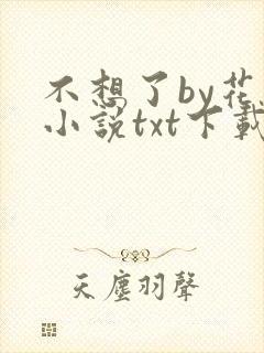 不想了by花卷小说txt下载