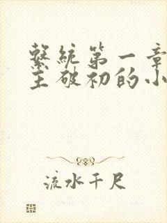 系统第一章给宿主破初的小说