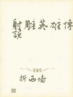 射雕英雄传 小说