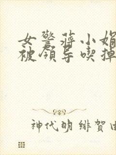 女警蒋小娟的奶被领导吃掉了