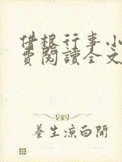 借根行事小说免费阅读全文在线阅笔趣无弹窗