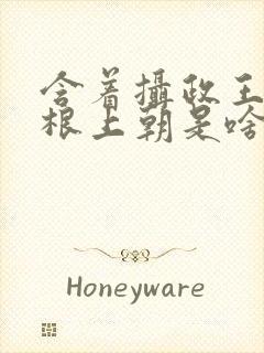 含着摄政王的紫根上朝是啥小说