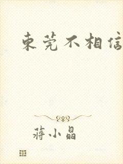 东莞不相信眼泪