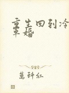 重生回到冷战前军婚