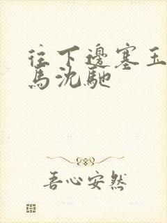 往下边塞玉器骑马沈驰