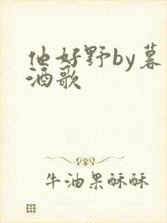 他好野by暮色酒歌