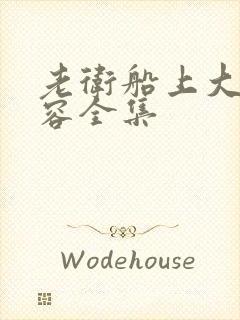 老卫船上大战淑容全集