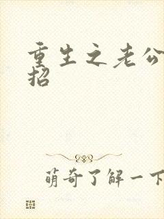 重生之老公请接招