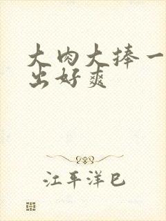 大肉大捧一进一出好爽