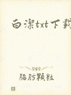 白洁txt下载