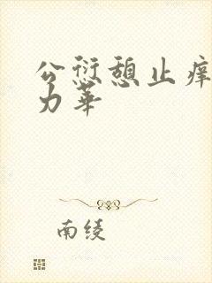 公愆憩止痒古悦力华