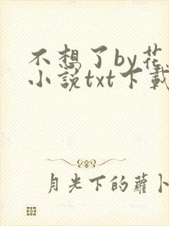 不想了by花卷小说txt下载