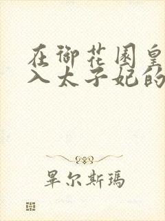 在御花园皇上进入太子妃的小说