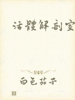 活体解剖室小说