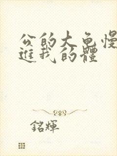 公的大龟慢慢挺进我的体