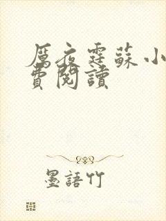 厉夜霆苏小汐免费阅读