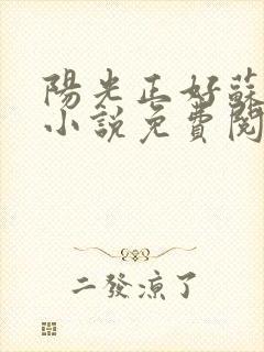 阳光正好苏玥玥小说免费阅读