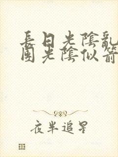 长日光阴乱作一团光阴似箭无弹窗