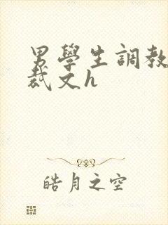 男学生调教男总裁文h