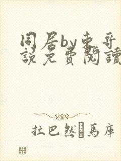 同居by东哥小说免费阅读全文无弹窗