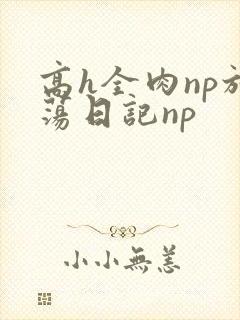 高h全肉np放荡日记np