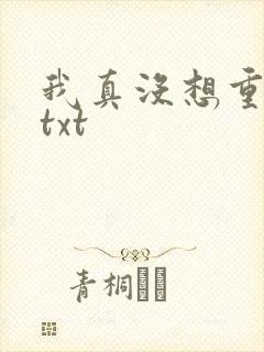 我真没想重生啊txt