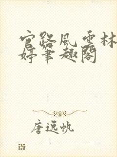 官路风云林海姜婷笔趣阁