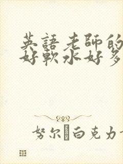 英语老师的兔子好软水好多